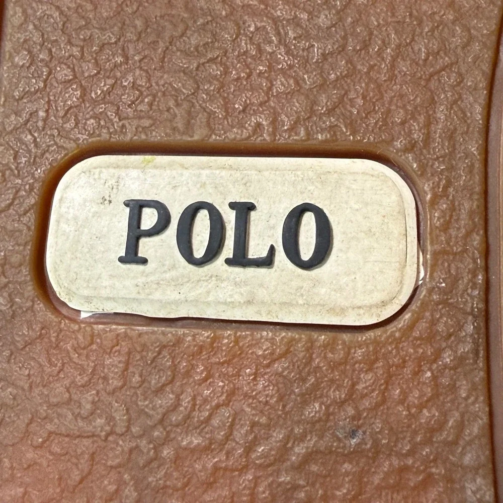 Polo Ralph Lauren Faxon Low Mens Black Leather Sneakers Shoes‎ Size 12 D K16